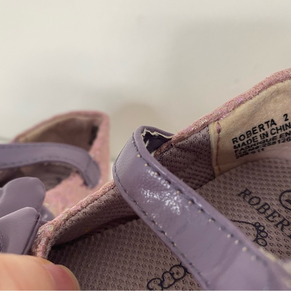 Wee Walkers Roberta Pink & Purple Sequinned Size 2 Baby Shoes - Picture 12 of 12